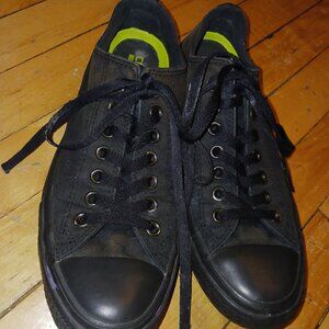 Converse Chuck Taylor II All Star Low Black Lunarlon M 8.5 W‎ 10.5 Monochrome